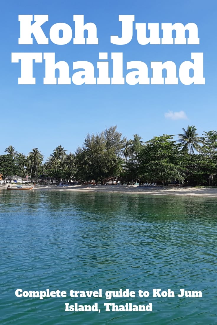 Ostrov Koh Jum Thajsko - Cestovní průvodce po ostrově Koh Jum