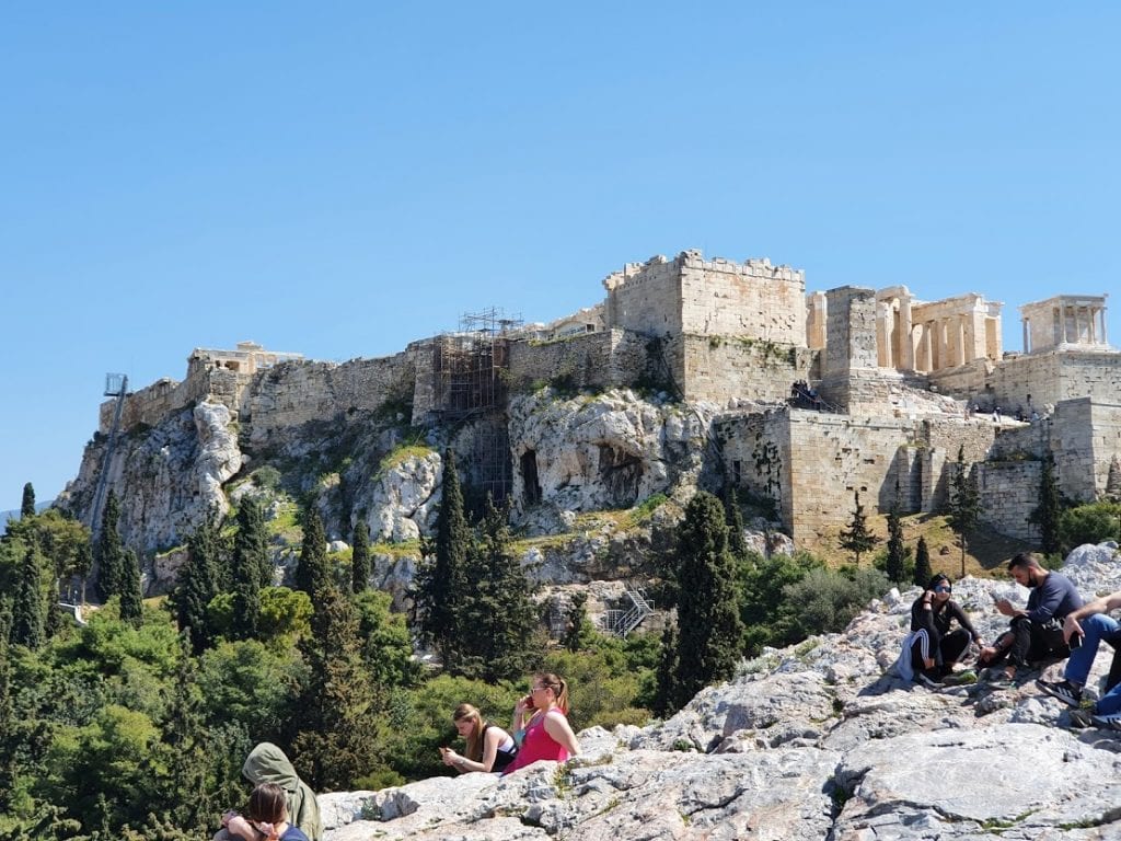 Historické pamiatky v Aténach v Grécku - pamätihodnosti a pamiatky