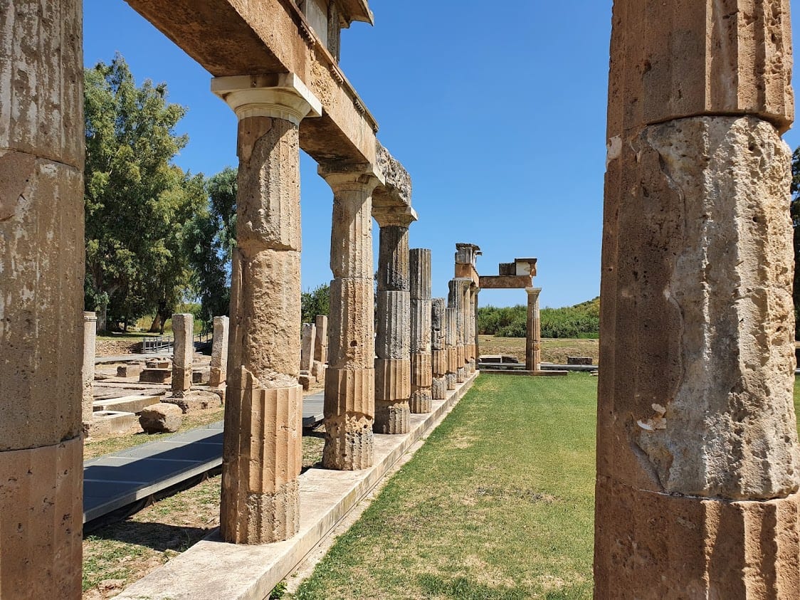 Tapak Arkeologi Vravrona Berdekatan Athens Greece (Brauron)