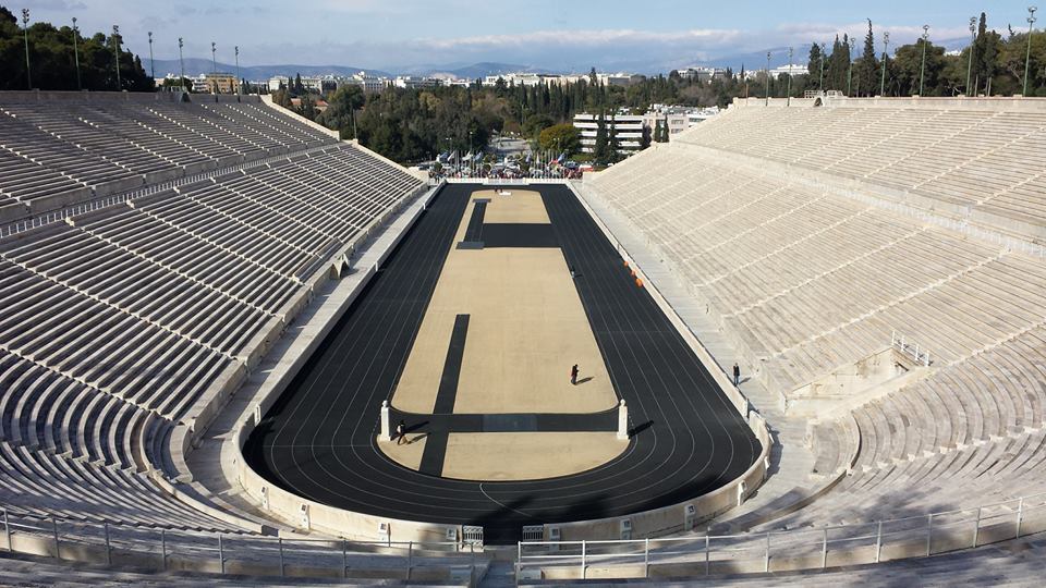 Stadium Panathenaic, Athens: Àite breith nan Geamannan Oiliompaics Ùr-nodha