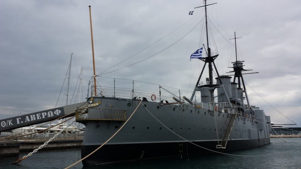 Múzeum Averof - plávajúca loď námorného múzea v Aténach