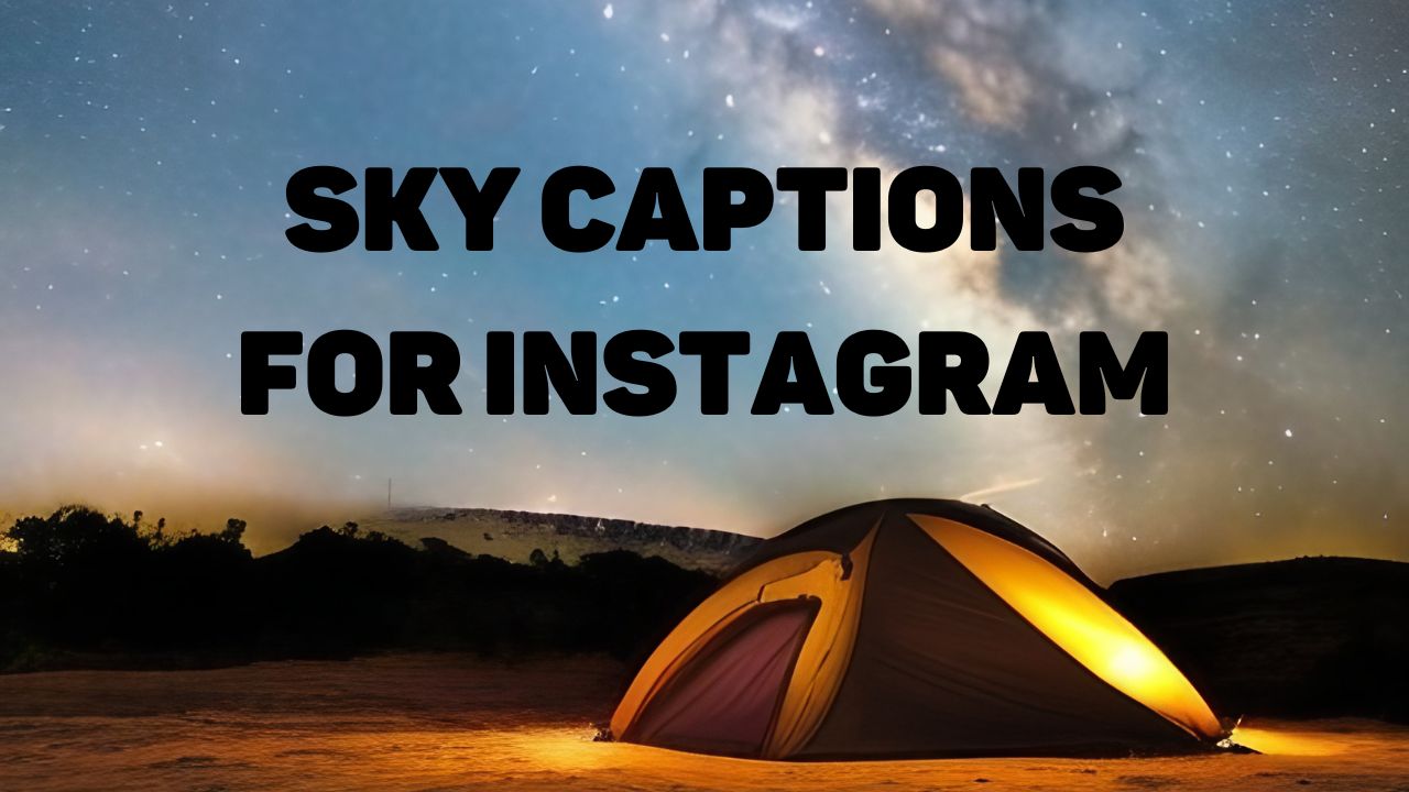 Sky myndatextar fyrir Instagram og Tik Tok