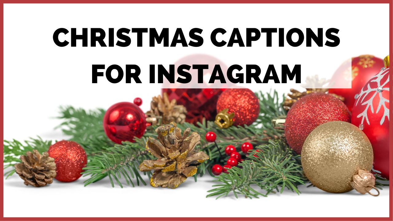 Weihnachten Instagram Bildunterschriften