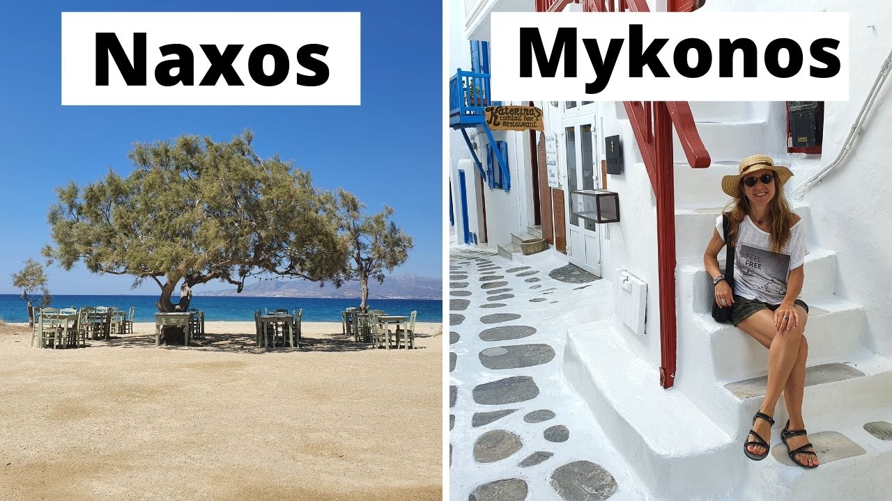 ناكسوس أو ميكونوس - أي جزيرة يونانية أفضل ولماذا