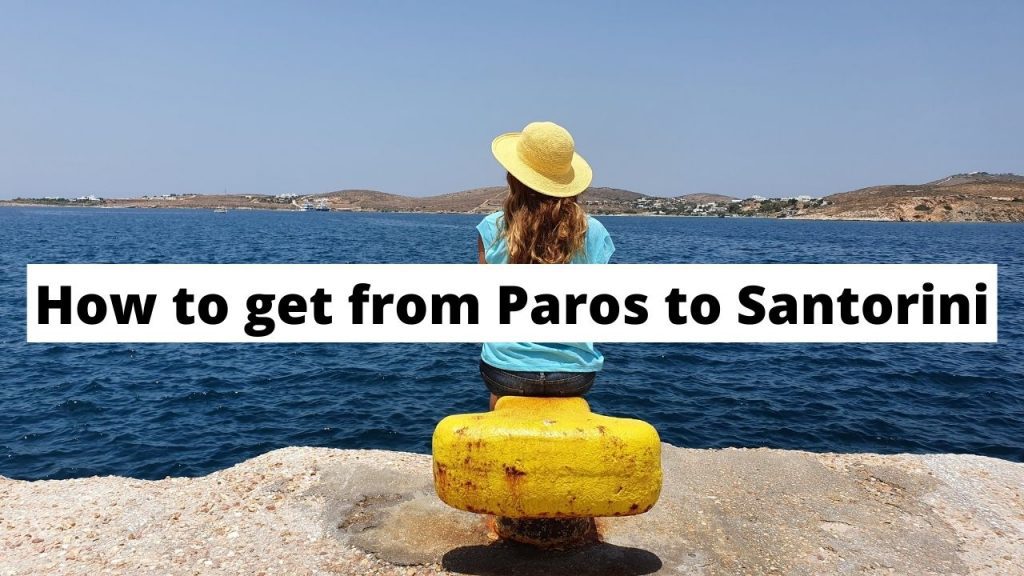 Paros မှ Santorini Ferry ခရီးသွား