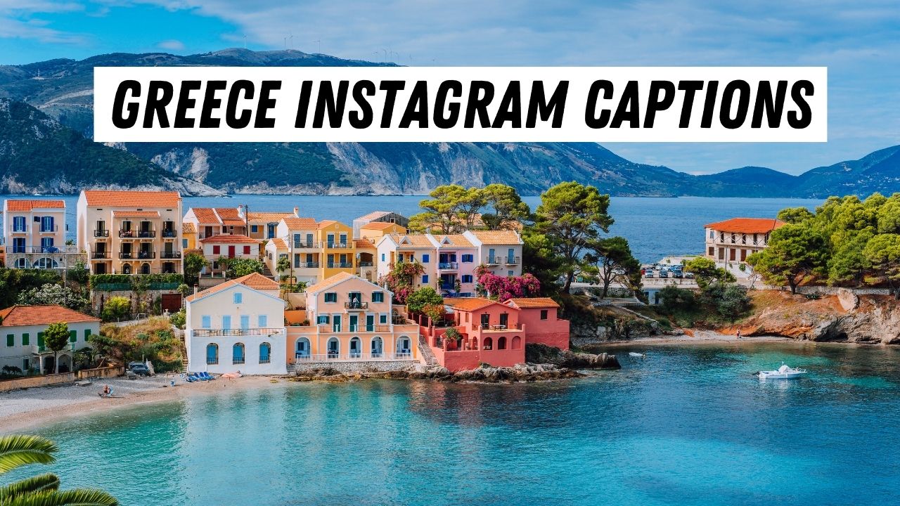 Yli 200 parasta Kreikan Instagram-kuvatekstiä