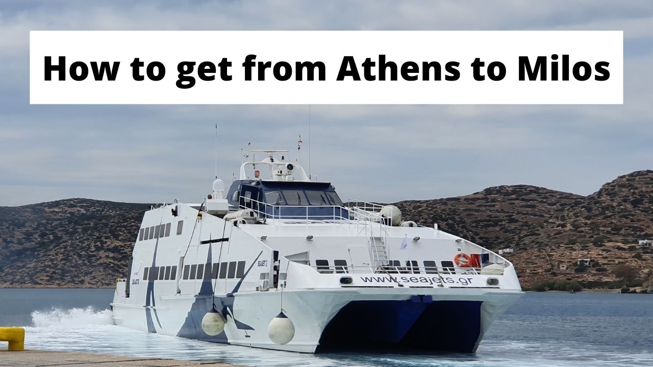 Nola iritsi ferrya Atenasetik Milosera Grezian