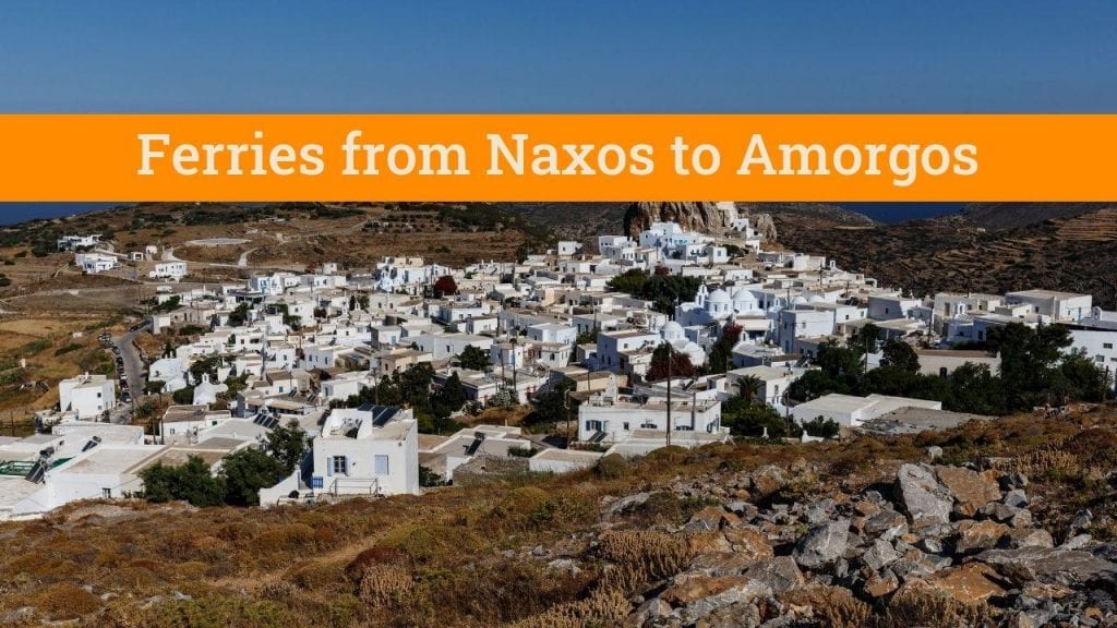 Naxos - Amorgos reisimine laevaga