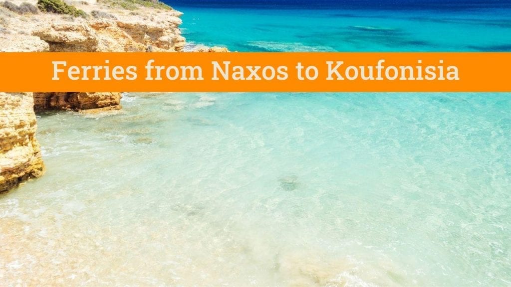 Naxos na Koufonisia-veerboot: skedules, roosters en veerbootdienste