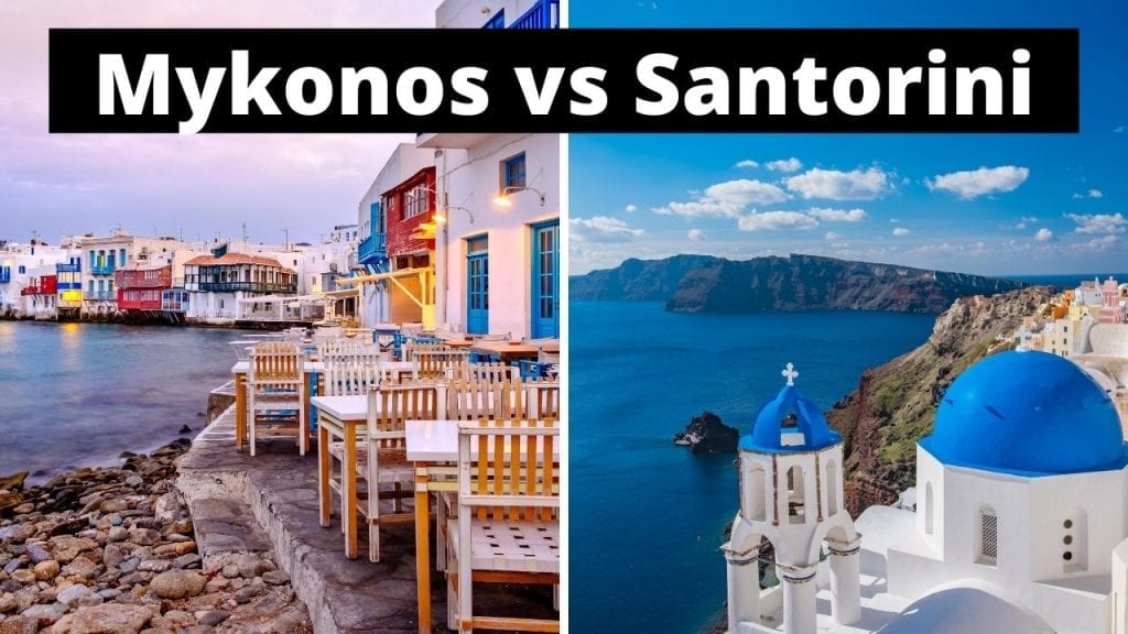 미코노스 대 산토리니 – 어느 그리스 섬이 최고입니까?