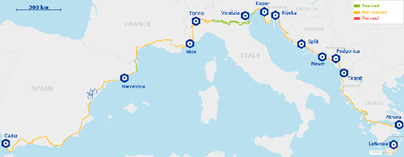 Колоездене Eurovelo 8: тримесечно колоездачно приключение