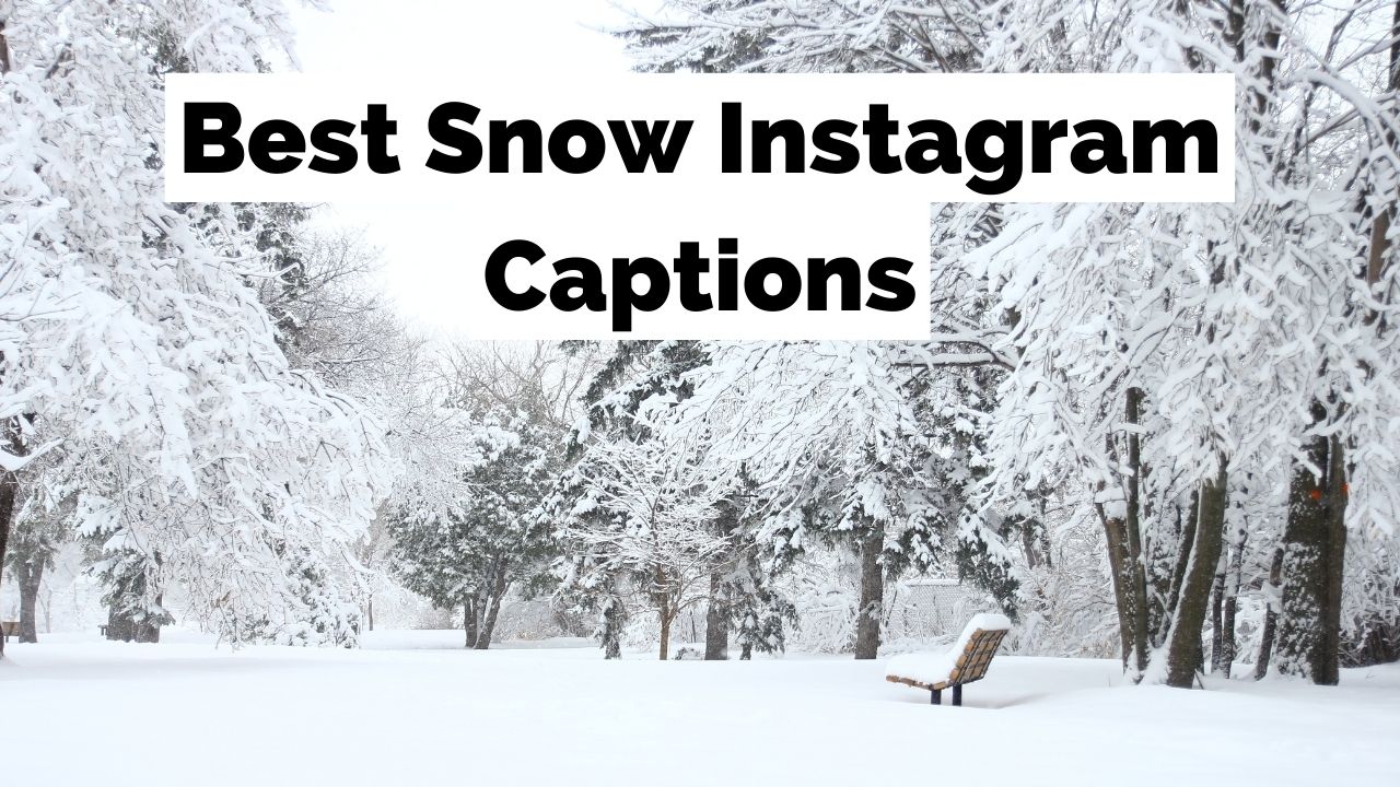 为你的冬季照片添加100个完美的雪景Instagram标题