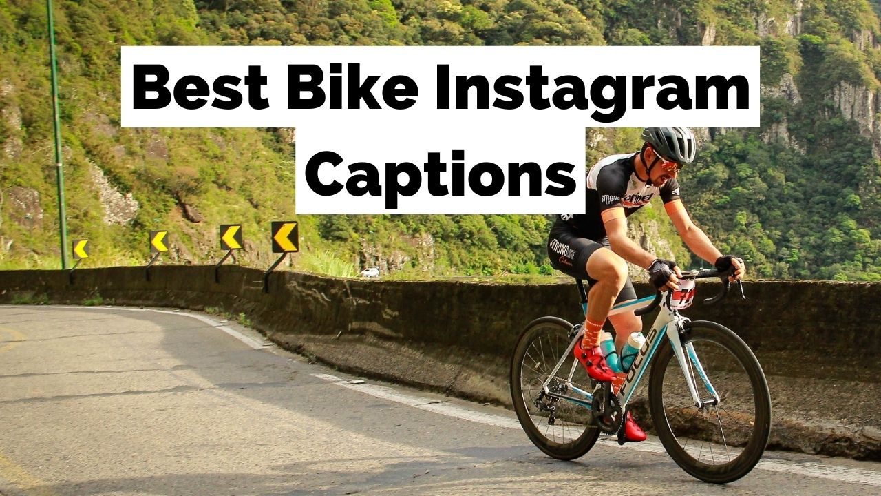 200+ Kerekes nagyszerű kerékpáros felirat az Instagramhoz