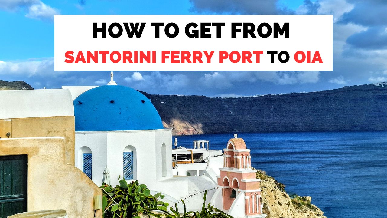 Kako priti iz pristanišča trajekta na Santoriniju do Oie