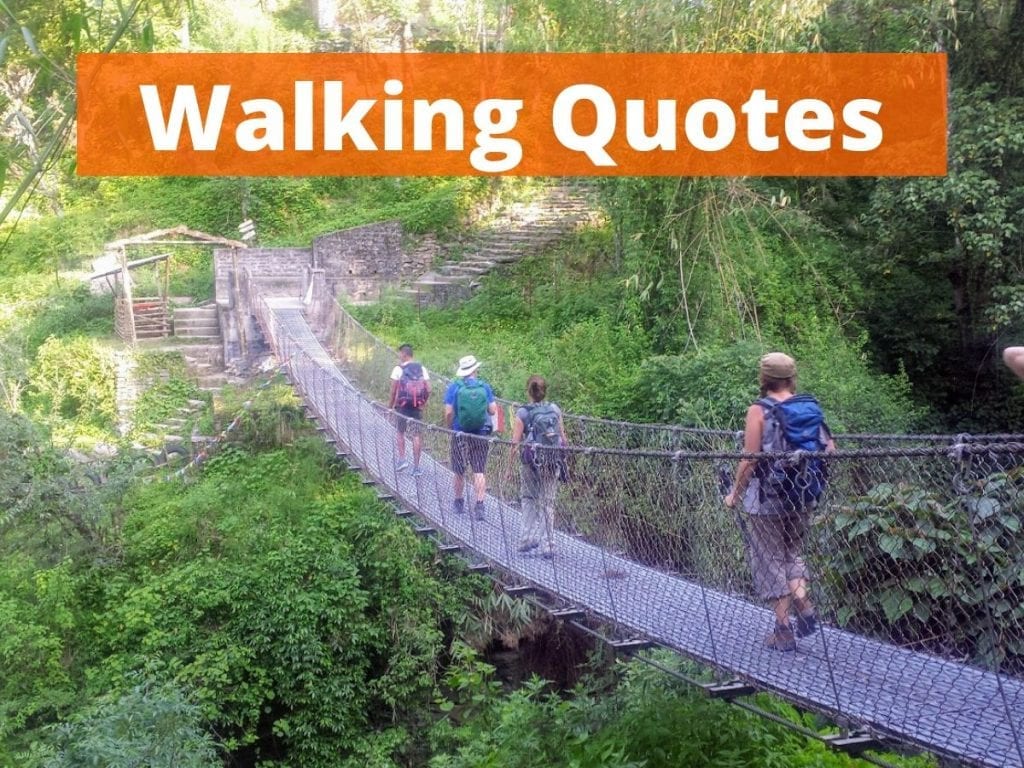 Gå-citater: Inspirerende citater om at gå og vandre