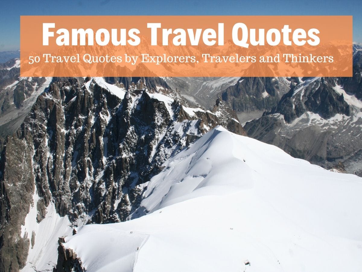 Le migliori citazioni di viaggio di autori famosi